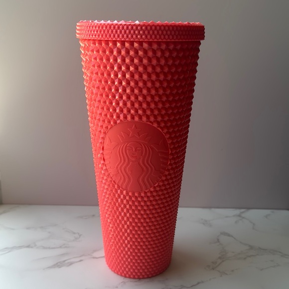 Starbucks Other - Starbucks Coral Textured Tumbler
